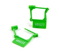 Sigillo antimanomissione, Sigilli for lucchetti di sicurezza Etichette monouso numerate - Serrature autobloccanti per(Green,100 PCS)