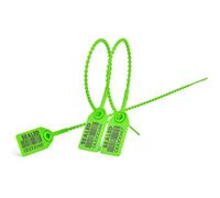 Sigillo antimanomissione, sigilli rossi con codice a barre, etichette di sicurezza numerate, fascette(Green)