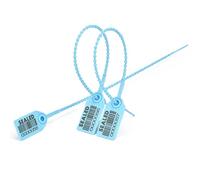 Sigillo antimanomissione, sigilli rossi con codice a barre, etichette di sicurezza numerate, fascette(Light Blue)