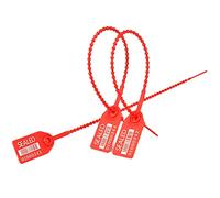 Sigillo antimanomissione, sigilli rossi con codice a barre, etichette di sicurezza numerate, fascette(Red)