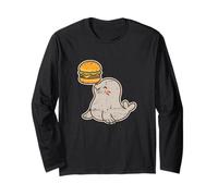 Sigillo bilanciamento Hamburger Cartone Animato Maglia a Manica