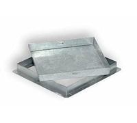 SIGILLO CHIUSINO PORTA PAVIMENTO H. CM 5 ACCIAIO ZINCATO PESANTE (cm 50x50)