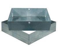 SIGILLO CHIUSINO PORTA PAVIMENTO H. CM 8 ACCIAIO ZINCATO (cm 40x40 )