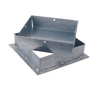 SIGILLO CHIUSINO PORTA PAVIMENTO H. CM 8 ACCIAIO ZINCATO PESANTE (cm 50x50)