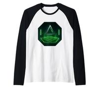 Sigillo della casa delle Streghe triangolari Maglia con Maniche Raglan