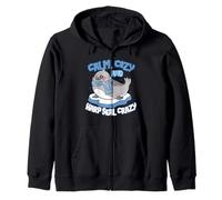 Sigillo Dell'arpa Harp Seal Crazy Felpa con Cappuccio