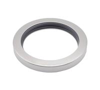 Sigillo dell'olio per labbra 28x47x7 PTFE con alloggiamento in acciaio inossidabile singolo e lebbro doppio compatibile con parti di sostituzione del compressore dell'aria a vite(28x47x7 CDLBDBK)