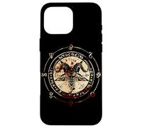 Sigillo di Baphomet Occult Pentagram Goat Satanic Occult Custodia per iPhone 16 Pro Max
