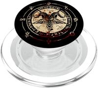 Sigillo di Baphomet Occult Pentagram Goat Satanic Occult PopSockets PopGrip per MagSafe