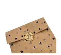 Sigillo di ceralacca natalizia Timbro adesivo Autoadesivo Invito a nozze Busta Sigillatura Tag Decorazione regalo for feste Forniture fai da te Inviti Di Matrimonio, Compleanno(Gold 30pcs)