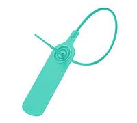 Sigillo di sicurezza a prova di manomissione Etichette numerate Etichette con sigillo for appendere la fascetta for borse for indumenti, confezione da 100, 300 mm, multicolore(Cyan-blue)