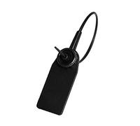 Sigillo di sicurezza a prova di manomissione Etichette numerate Sigilli numerati for etichette for indumenti Confezione da 100 plastica da 180 mm(Black)