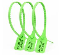 Sigillo di sicurezza antimanomissione Etichette numerate Sigilli a tirante numerati Multicolore Confezione da 100 o 500 pezzi Rosso 500 pezzi(Green,500pcs)