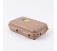 Sigillo in silicone compatto 130 x 80 x 40 mm per custodia degli attrezzi sigillata resistente all'umidità di colore nero/marrone/arancione piccola Pe - fodera impermeabile sfusa con articoli antiurto
