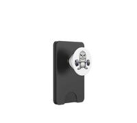 Sigillo motivato con design fitness bilanciere PopSockets PopWallet per MagSafe