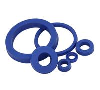 Sigillo 'olio idraulico PU ARSO PISTONO PISTONO COMPATTIBILE CON UN 6.3 * 16.3 * 8 7 * 12 * 4 8 * 14/15/16/16/18 * 4/6/8 9 * 19 * 6/8 11.2 * 19.2 * 5 U/Y O Anello Grovello scuro(5Pieces UN 8x16x8)