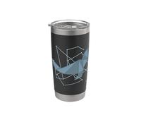 Sigillo pieghevole come forma fresca Bicchiere termico in acciaio inox doppia parete