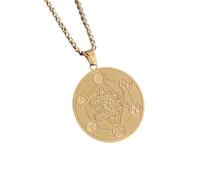 Sigillo Sacro di Salomone Ciondolo a Sei Punte Stella Arcangelo Angelo Ciondolo Gioielli Mistici per Uomini e Donne