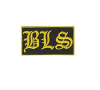 SigitasTrading Black Label Society Gold Heavy toppa ricamata termoadesiva Applique