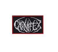 SigitasTrading Carnifex Deathcore Death Metal Band Toppa ricamata termoadesiva applique