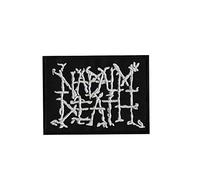 SigitasTrading Napalm Death Anarcho Punk Grindcore D Toppa ricamata termoadesiva Applique