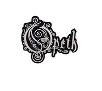 SigitasTrading Opeth - Toppa ricamata termoadesiva con fascia metallica, accessorio souvenir