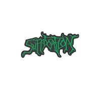 SigitasTrading Suhocahoan Suffocation Brutal Technical Death Meta Toppa ricamata con logo per stirare in ferro su appliques