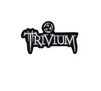 SigitasTrading Trivium Small Metal Band Toppa ricamata termoadesiva applique