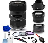 Sigma 18-35mm F/1.8 Dc HSM Art Lente per Nikon 210306 - 10PC Set Accessori