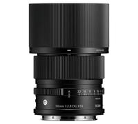 Sigma 90 mm f/2,8 DG Contemporary Sony attacco FE nero
