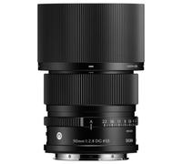 Sigma 90 mm f/2,8 DG Contemporary Sony attacco FE nero