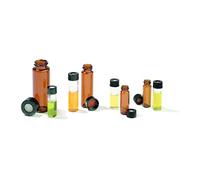 sigma-aldrich 27006 flacone a vite con tappo open-top fenolica, premontato, capacità 4 ml, 15 mm di diametro, 45 mm di altezza, vetro, ambra (confezione da 100)