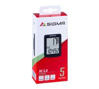 Sigma Bc- 5.0 con Fili Bicicletta Computer Sport Nero 5 Funzioni Impermeabile