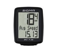 Sigma BC 7.16 Contachilometri cablato con avvio automatico IPX7, display 1,8''