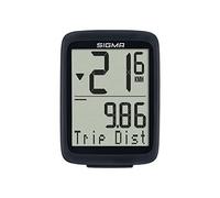 SIGMA BC 8.0 WL | ciclocomputer wireless con 8 funzioni come il confronto della velocità | tasti grandi, display chiaro | ciclocomputer wireless impermeabile