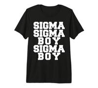 Sigma Boy - Sigma Maschio Motivational Trend Design Maglietta Premium