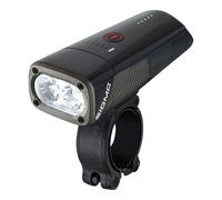 SIGMA Buster 1600 FL | luce da bicicletta con 1600 lumen | luce frontale ricaricabile con 6 modalità di illuminazione | eccellente luminosità grazie alla doppia lente con LED Osram | colore: nero