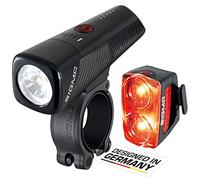 SIGMA Buster 800 / RL 150 | Kit luci per bicicletta | Parte anteriore: 5 modalità di luce | Parte posteriore: funzione luce di stop | durata fino a 30 ore