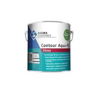 Sigma Coatings Gloss Contour Aqua PU Premium PU di tra e posizione rivestimento bianco lucido interno & esterno 2,5 litri