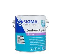 Sigma Contour Aqua Pu Satin - Vernice PU, 2,5 l, colore: Bianco