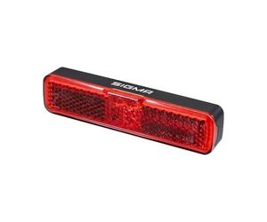 SIGMA EOX RL Fanale Posteriore Bici Con e senza Luce Stop per Portapacchi - Luce Posteriore Bicicletta per E-Bike e Impermeabile IP44 - Luce Bicicletta Posteriore Con Riflettore e Alta Visibilità