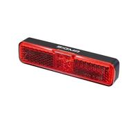 SIGMA EOX RL Fanale Posteriore Bici Con e senza Luce Stop per Portapacchi - Luce Posteriore Bicicletta per E-Bike e Impermeabile IP44 - Luce Bicicletta Posteriore Con Riflettore e Alta Visibilità