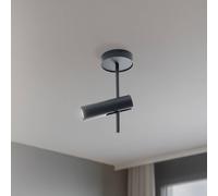 SIGMA Faretto da soffitto Leda 1, antracite, a 1 luce, acciaio, altezza 34 cm Sigma