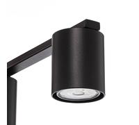 SIGMA Faretto da soffitto Sky, a 5 luci, nero Sigma