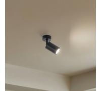 SIGMA Faretto da soffitto Zoom, a 1 luce, nero Sigma