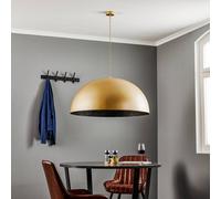 SIGMA Lampada a sospensione Fera, oro/nero maculato, Ø90cm Sigma
