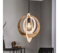 SIGMA Lampada a sospensione Glam con paralume circolare Sigma