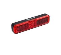 SIGMA EOX RL Fanale Posteriore Bici Con e senza Luce Stop per Portapacchi - Luce Posteriore Bicicletta per E-Bike e Impermeabile IP44 - Luce Bicicletta Posteriore Con Riflettore e Alta Visibilità