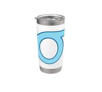 Sigma minuscolo - Diciottesima lettera dell'alfabeto greco Bicchiere termico in acciaio inox doppia parete