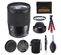 Sigma Obiettivo contemporaneo 16 mm f1.4 DC DN per Sony E con Sunshine Pro Bundle